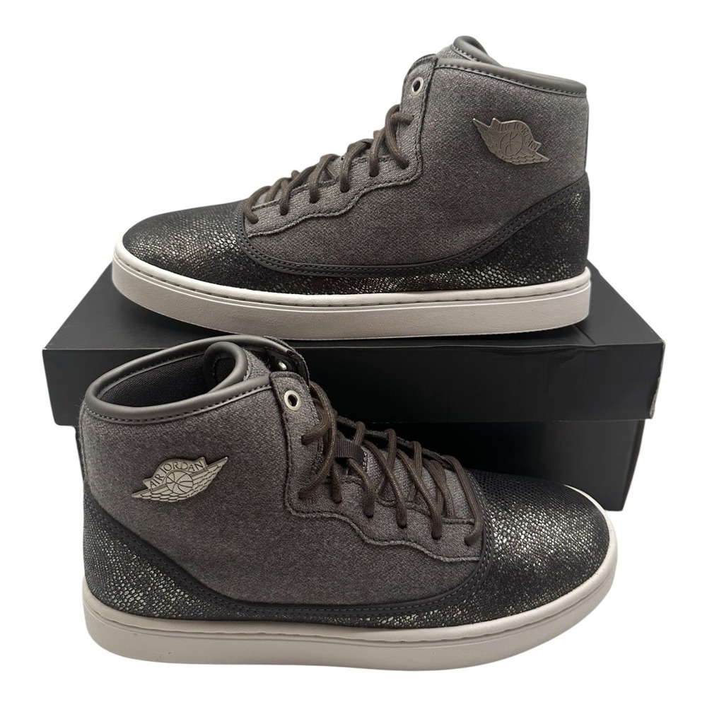 Nike Air Jordan Jasmine Premium GG Shoes‎ YOUTH Size 5.5 Y Grey Black 807711-205
